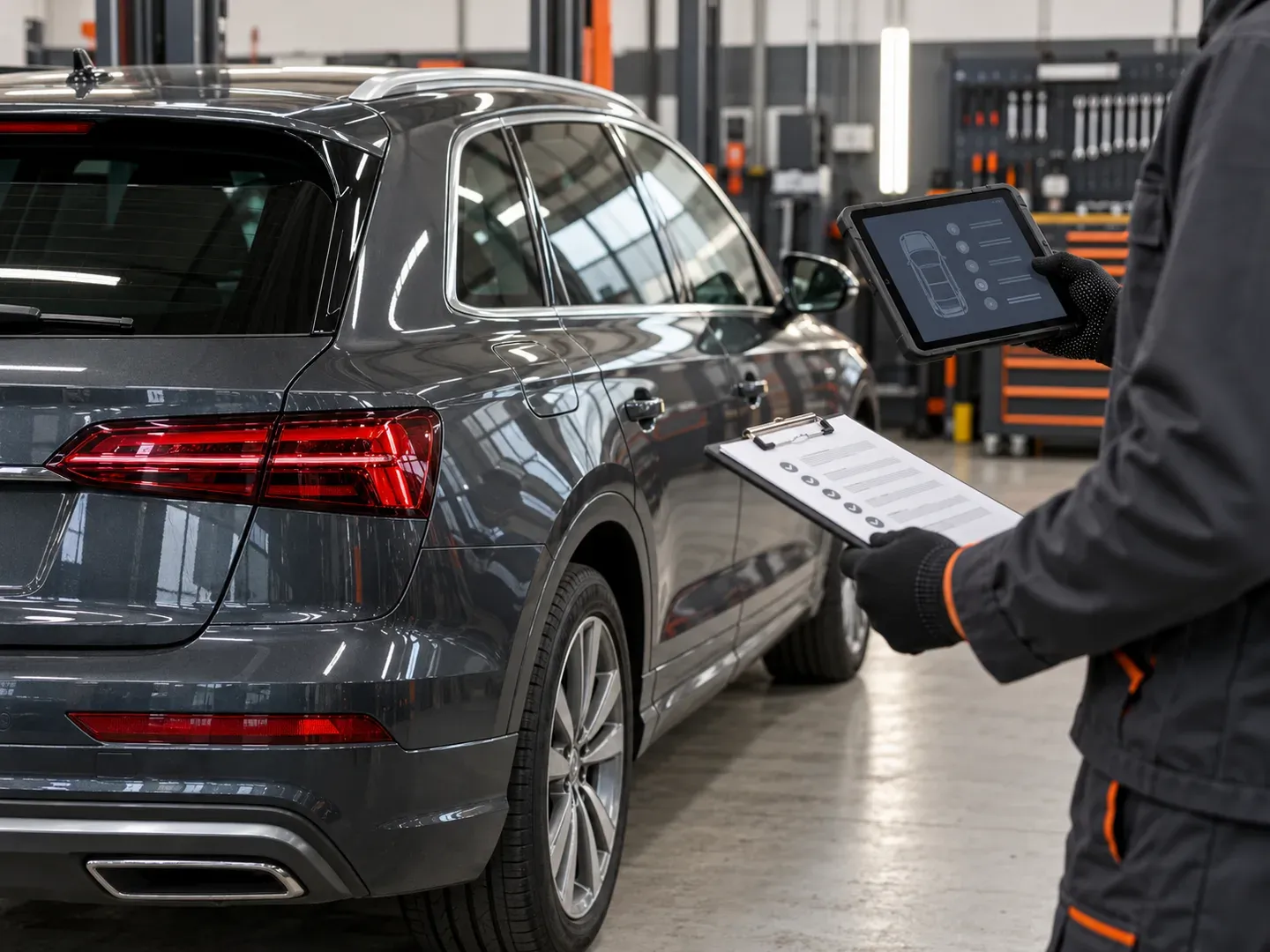 Проверка доступных узлов автомобиля перед выдачей рекомендаций — тематическая иллюстрация
